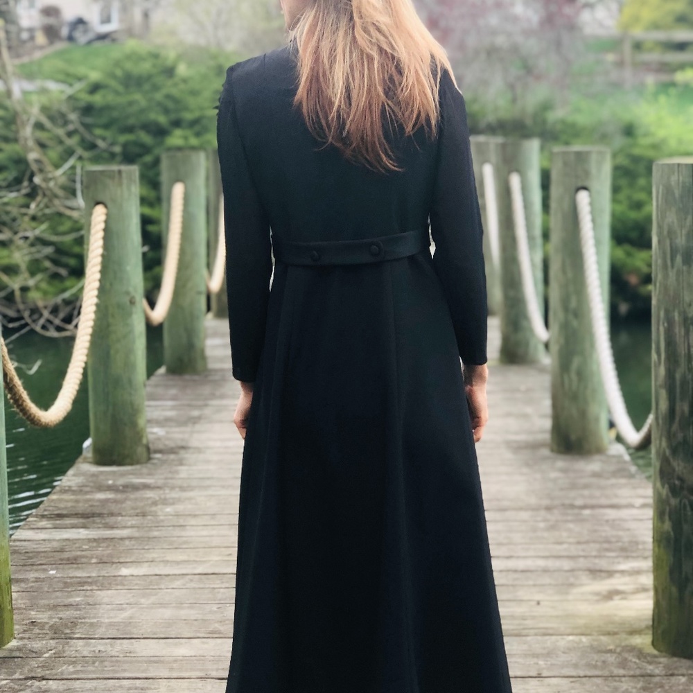David Warren Black Maxi Dress